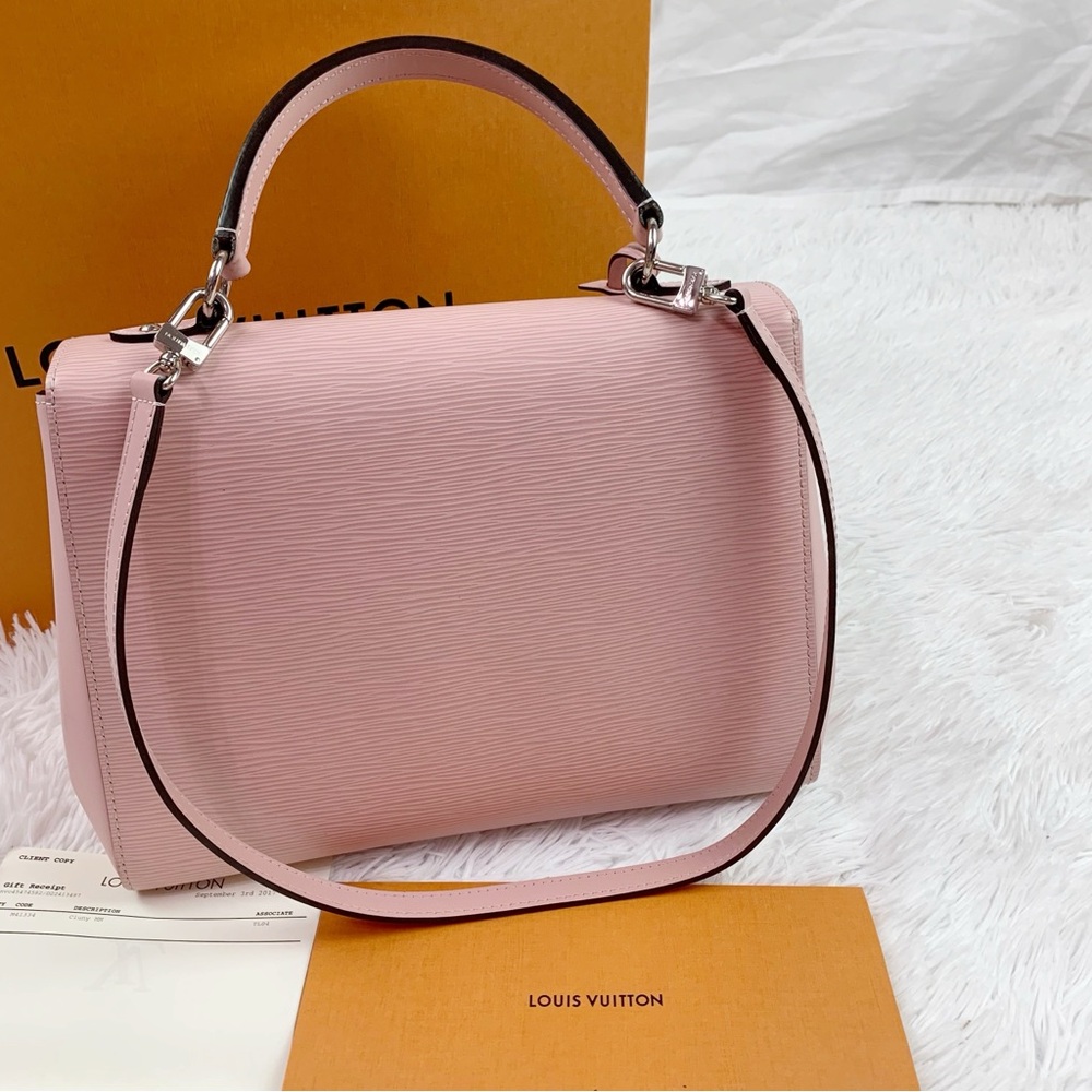 Louis Vuitton Cluny MM Epi Leather Top Handle shoulder Bag Pink Rose Bellarine - Picture 5 of 16